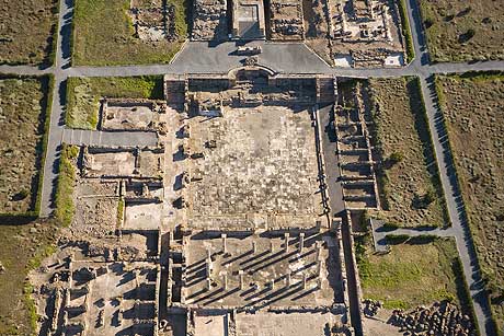 Vista aérea del Conjunto Arqueológico de Baelo Claudia